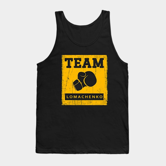 Team Lomachenko Tank Top by Yasna